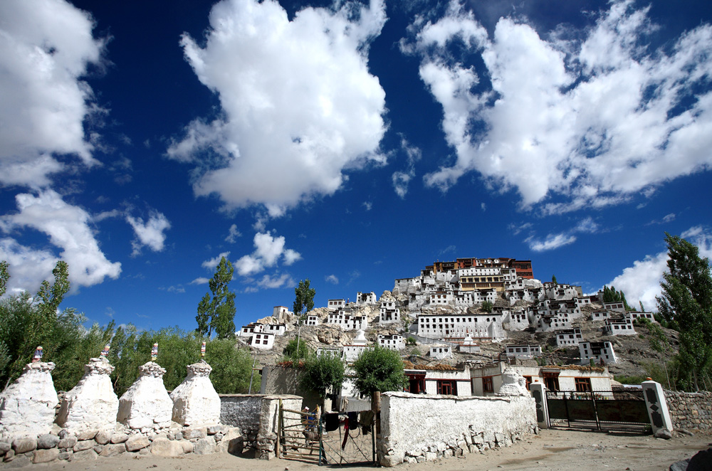 Thikse Gompa Panoramic View